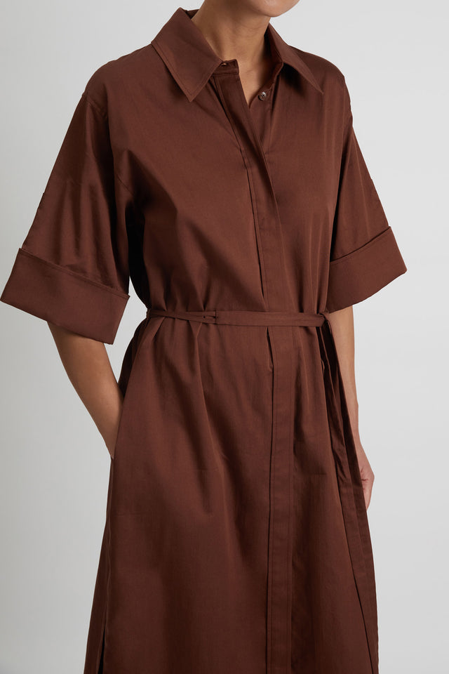 Coppola Brown Shirt Dress | CAMILLA AND ...